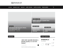 Tablet Screenshot of nymbursko.info