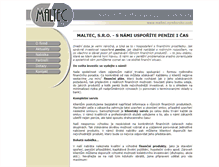 Tablet Screenshot of maltec.nymbursko.com